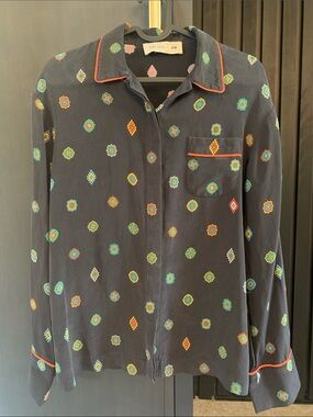 Kenzo X H&M 100% silk blouse size 4